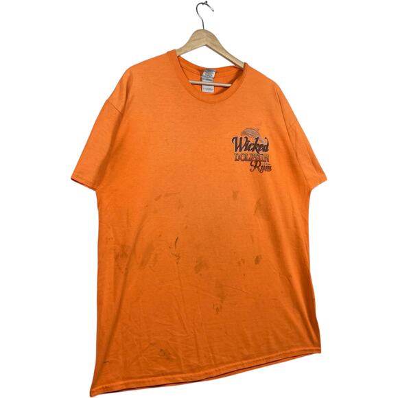 Vintage Wicked Dolphin Rum Mullet T-Shirt XL - Picture 4 of 7